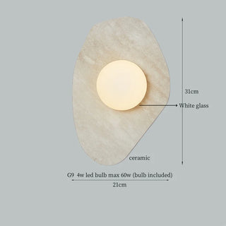 Celako™ Cerafrost Wall Light | Ceramic Living Room Lighting