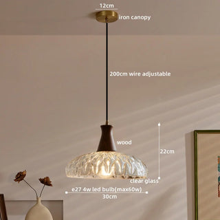 Celako™ Komore Pendant Light | Glass Bedroom Lighting