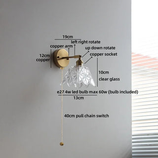 Celako™ Fioren Wall Light | Glass Living Room Lighting