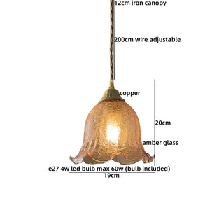 Celako™ Ambrel Pendant Light | Glass Kitchen Island Lighting