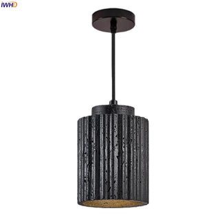 Celako™ Travenir Pendant Light | Black Travertine Kitchen Island Lighting