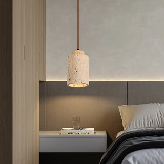 Celako™ Travenza Pendant Light | Yellow Travertine Kitchen Island Lighting