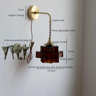Celako™ Vetrosa Wall Light | Glass Vintage
