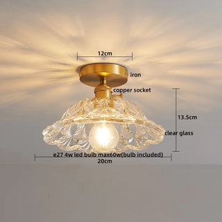 Celako™ Opalio Ceiling Light | Glass Bedroom Lighting