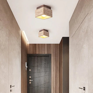 Celako™ Ocralith Ceiling Light | Yellow Travertine Kitchen Island Lighting