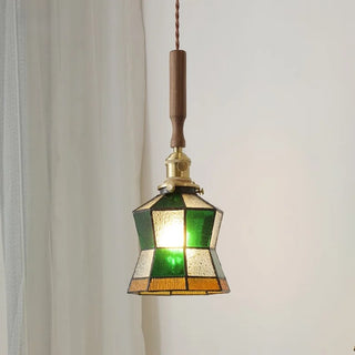 Celako™ Lunaria Pendant Light | Tiffany Vintage Glass Dining Room Lighting