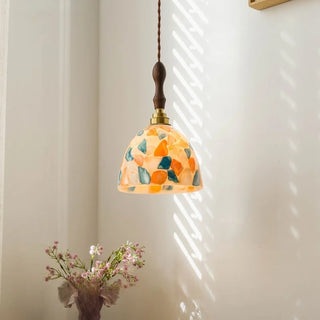 Celako™ Capizine Pendant Light | Resin And Shell Bedroom Lighting