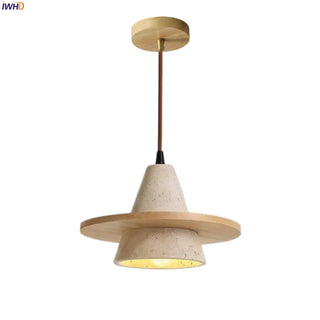 Celako™ Cantera Pendant Light | Yellow Travertine Kitchen Island Lighting