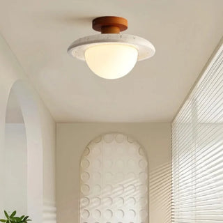 Celako™ Tiburio Ceiling Light | Yellow Travertine Living Room Lighting