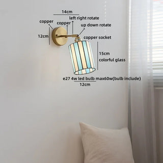 Celako™ Cupria Wall Light | Copper Bedside Lighting