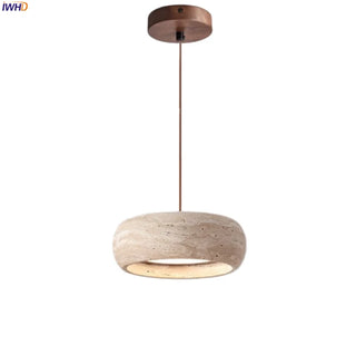 Celako™ Ochrella Pendant Light | Yellow Travertine Kitchen Island Lighting