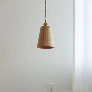 Celako™ Mokuro Pendant Light | Ash Wood Dining Room Lighting