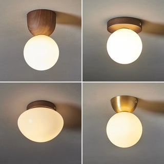 Celako™ Noceva Ceiling Light | Glass Walnut Kitchen Island Lighting