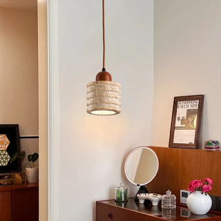 Celako™ Terrena Pendant Light | Yellow Travertine Kitchen Island Lighting