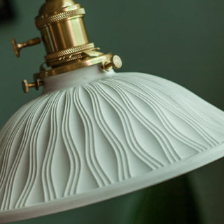 Celako™ Shizuka Pendant Light | White Ceramic Dining Room Lighting