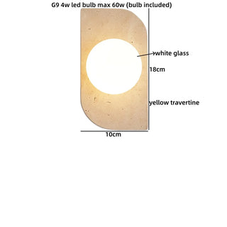 Celako™ Travani Wall Light | Glass Stone Kitchen Island Lighting