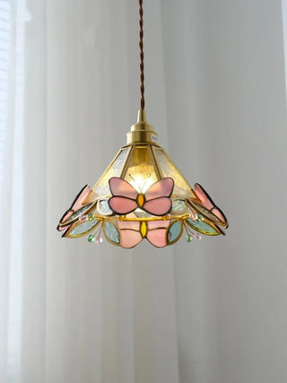 Celako™ Papillia Pendant Light | Glass Tiffany Vintage Living Room Lighting