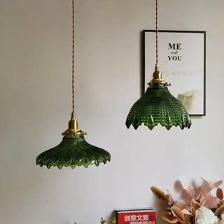 Celako™ Viridio Pendant Light | Green Glass Kitchen Island Lighting