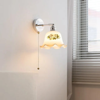 Celako™ Dentelle Wall Light | Glass French Vintage Bedroom Lighting