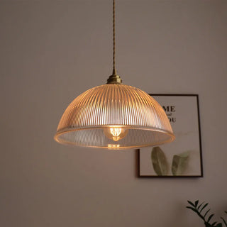 Suspension Celako™ Ambrelia | Luminaire en verre pour chambre à coucher