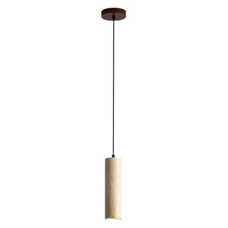 Celako™ Tiverti Pendant Light | Yellow Travertine Bedroom Lighting