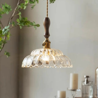 Celako™ Aurevitro Pendant Light | Clear Glass Copper Kitchen Island Lighting