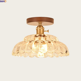 Celako™ Ondria Ceiling Light | Glass French Vintage Living Room Lighting