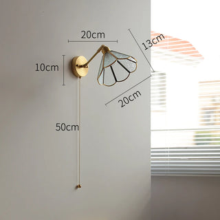 Celako™ Verdana Wall Light | Glass Bedroom Lighting