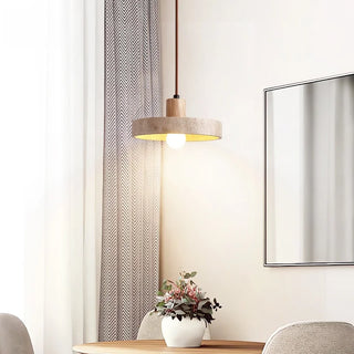 Celako™ Auratina Pendant Light | Yellow Travertine Kitchen Island Lighting