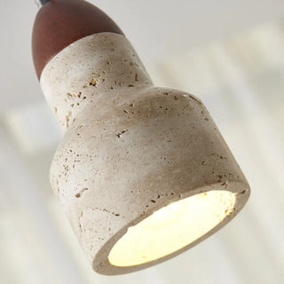 Celako™ Calizza Pendant Light | Yellow Travertine Bedroom Lighting