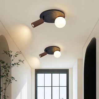 Celako™ Tivoluna Ceiling Light | Black Travertine Living Room Lighting