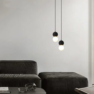 Celako™ Lapistra Pendant Light | Black Travertine Dining Room Lighting