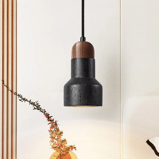 Celako™ Noctera Pendant Light | Black Travertine Kitchen Island Lighting