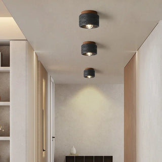 Celako™ Obsidian Ceiling Light | Black Travertine Kitchen Island Lighting