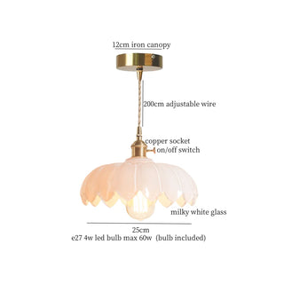 Celako™ Cupralune Pendant Light | Glass Stone Kitchen Island Lighting