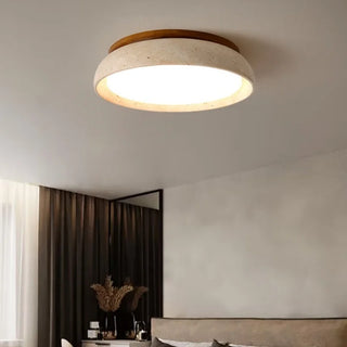 Celako™ Aureva Ceiling Light | Yellow Travertine Japan Style