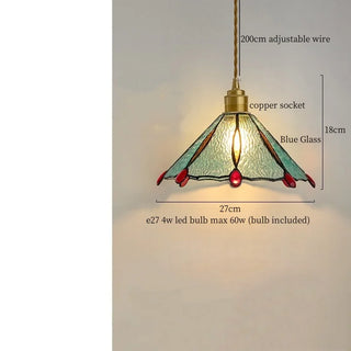 Celako™ Cuproglas Pendant Light | Glass Vintage Bedroom Lighting