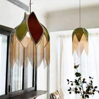 Celako™ Voilage Pendant Light | Cloth French Vintage Bedroom Lighting