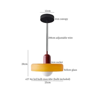 Celako™ Vitresse Pendant Light | Glass Kitchen Island Lighting