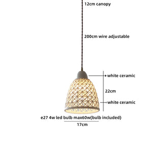 Celako™ Baskra Pendant Light | Walnut Wood Dining Room Lighting