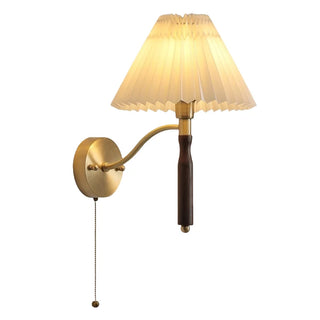 Celako™ Copera Wall Light | Copper Fabric Bedroom Lighting