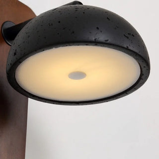 Celako™ Neropetra Wall Light | Black Travertine Bedroom Lighting