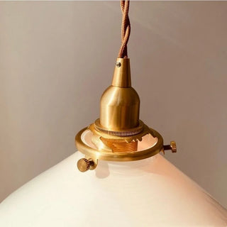 Celako™ Vitroluna Pendant Light | White Glass Kitchen Island Lighting