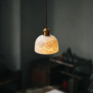 Celako™ Shiroco Pendant Light | Ceramic Bedroom Lighting