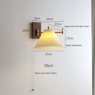 Celako™ Cuprilux Wall Light | Copper Bedside Lighting