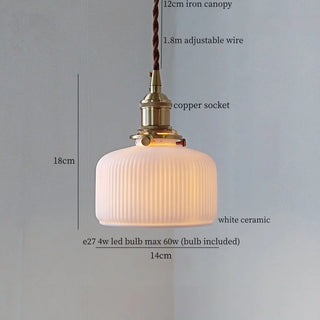 Celako™ Kaolori Pendant Light | Ceramic Bedroom Lighting