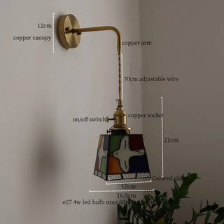 Celako™ Cuvitra Wall Light | Glass Bedroom Lighting