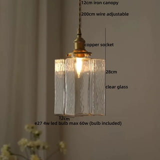 Celako™ Ampora Pendant Light | Glass Bedroom Lighting
