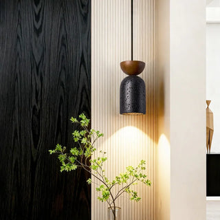 Celako™ Travro Pendant Light | Black Travertine Kitchen Island Lighting