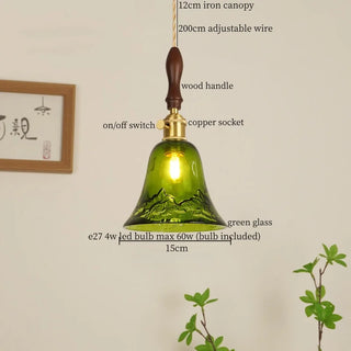 Celako™ Smaragd Pendant Light | Green Glass Kitchen Island Lighting